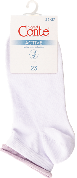 Изображение Носки размер 23 женские Конте 12С-32СП белые Конте СПА м/у, 1 пара