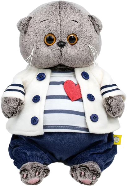 Изображение Мягкая игрушка 20 см Будибаса басик бейби морской комплект МПП ООО к/у, 1 шт