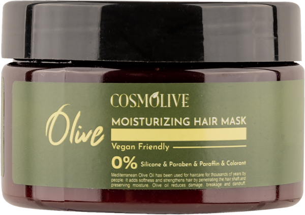 Изображение Маска для всех типов волос Космолив олива увлажняющая Космолив Козметик п/у, 250 мл