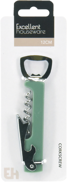 Изображение Штопор для бутылок Купман 2в1 цветной складной Купман Интернэшнл к/у, 1 шт