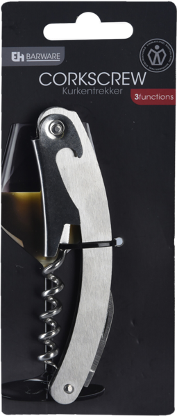 Изображение Штопор для бутылок Купман нерж сталь складной Купман Интернэшнл , 1 шт