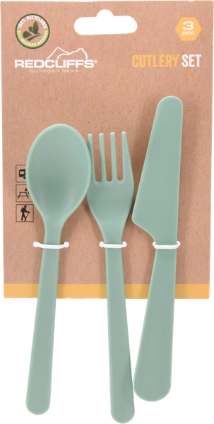 Изображение Набор пластик Купман вилка ложка нож цветной Купман Интернэшнл , 1 шт