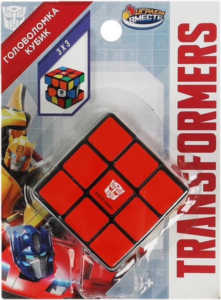 Изображение Игра Трансформерс кубик рубика Играем вместе п/у, 1 шт