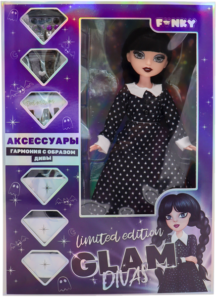 Изображение Кукла 25 см Фанки тойз вэнди платье в горох Шанту Шенгай к/у, 1 шт