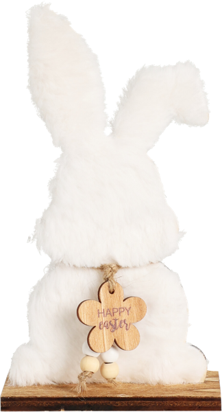 Изображение Сувенир 16см на подставке Купман кролик меховой Купман Интернэшнл , 1 шт