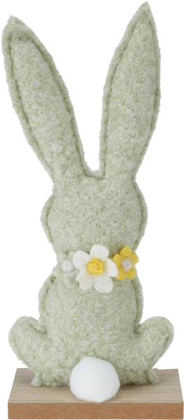 Изображение Сувенир 32см на подставке Купман кролик с ромашкой фетр Купман Интернэшнл , 1 шт