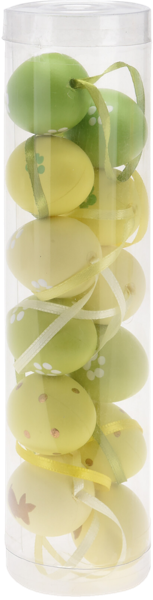 Изображение Подвеска 4см пасхальная Купман яйцо с золотым рисунком Купман Интернэшнл п/у, 12 шт