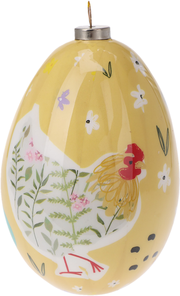 Изображение Подвеска 7*10см пасхальная Купман яйцо цветное Купман Интернэшнл , 1 шт