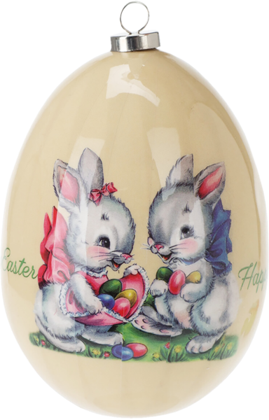 Изображение Подвеска 10см пасхальная Купман яйцо со зверятами Купман Интернэшнл , 1 шт