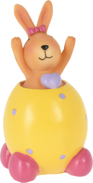 Изображение Фигурка 6*12см пасхальная Купман кролик в яйце ассорти Купман Интернэшнл , 1 шт