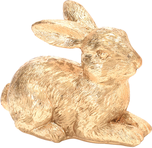 Изображение Фигурка 8см пасхальная Купман кролик золотой Купман Интернэшнл , 1 шт