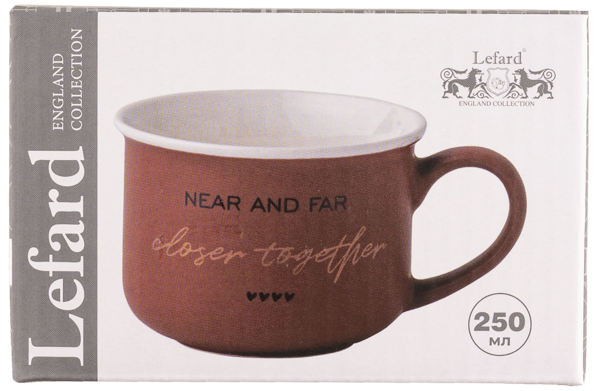 Изображение Кружка 250мл бордовая Лефард нир эдн фа Лефард , 1 шт