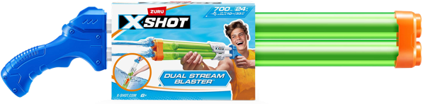 Изображение Водное оружие 2 ствола Икс шот бластер гад стрим сокер Зуру к/у, 1 шт