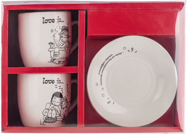 Изображение Набор посуды 3 предмета Три кота профессии ОСЗ ООО к/у, 1 шт