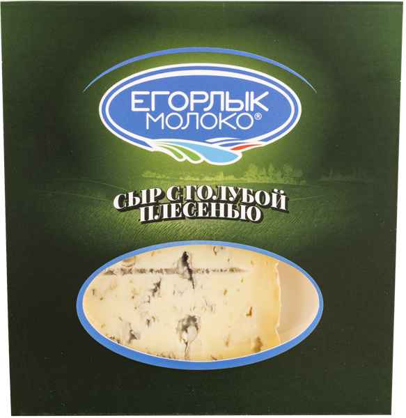 Изображение Сыр 50% с голубой плесенью Егорлык Молоко Егорлык Молоко п/у, 100 г