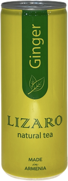 Изображение Напиток зеленый Имбирь Лизаро чай Лизаро ж/б, 0,25 л