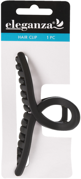 Изображение Заколка для волос Купман крабик фигурный черный Купман Интернэшнл м/у, 1 шт