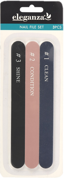 Изображение Пилочка 17см для ногтей Элеганза плоская Купман Интернэшнл п/у, 3 шт