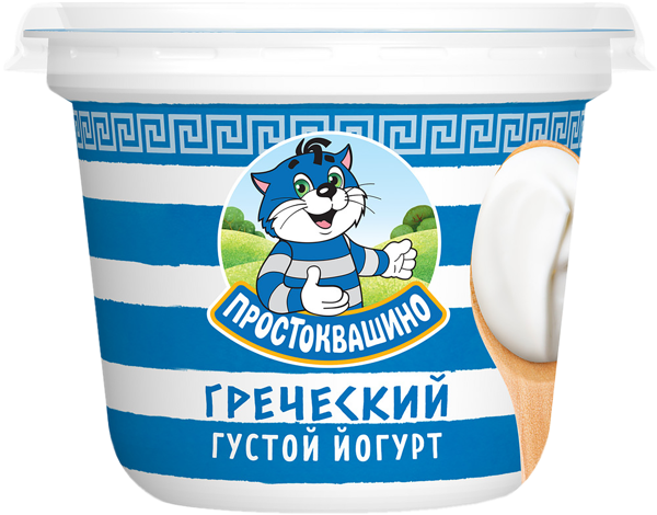 Изображение Йогурт 2% греческий Простоквашино натуральный Эйч энд Эн п/б, 235 г