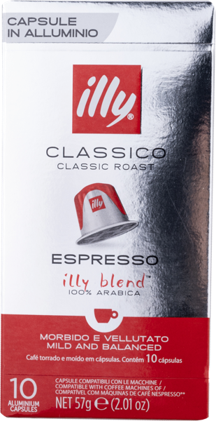 Изображение Кофе в капсулах 10шт Илли эспрессо Илликаффе кор, 57 г
