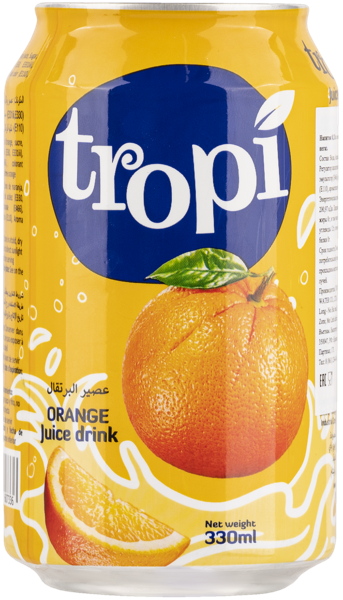 Изображение Напиток сокосодержащий негаз Тропи апельсин Тан До ж/б, 0,33 л