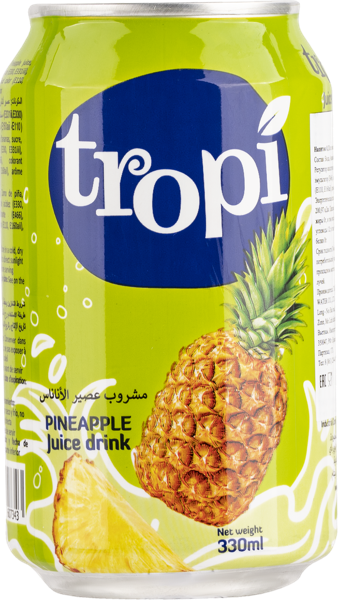 Изображение Напиток сокосодержащий негаз Тропи ананас Тан До ж/б, 0,33 л
