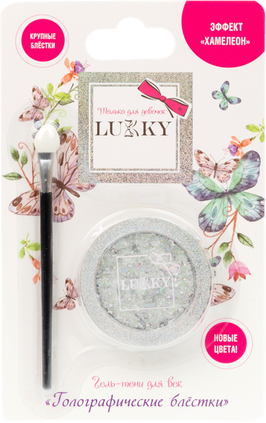 Изображение Тени для глаз детские Лакки звездочки сиреневые 1,7г 1Той к/у, 1 шт