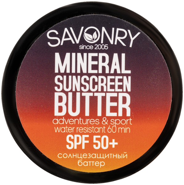 Изображение Баттер солнцезащитный Савонри минеральный СПФ50+ Савонри ООО п/у, 50 мл