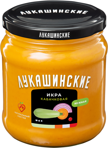 Изображение Икра из кабачков Лукашинские нежная РКП ООО с/б, 460 г