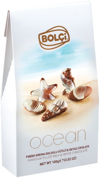 Изображение Конфеты в шоколаде Болчи морские ракушки Болчи Чиколата кор, 100 г