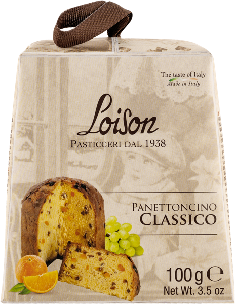 Изображение Панеттоне НГ Лойзон с изюмом и апельсином Лойзон Пастичери кор, 100 г