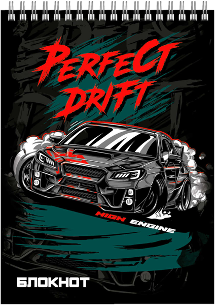 Изображение Блокнот 40л клетка Феникс+ А7 дрифт Феникс+ , 1 шт