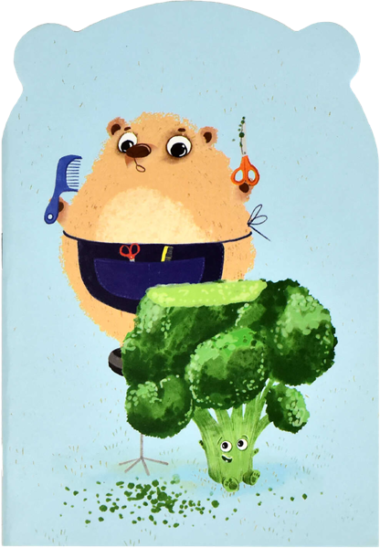 Изображение Блокнот 32л точка Феникс+ А6 мишка и брокколи Феникс+ , 1 шт