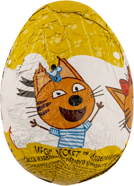 Изображение Шоколад яйцо с игрушкой Три кота Сладкая сказка м/у, 20 г