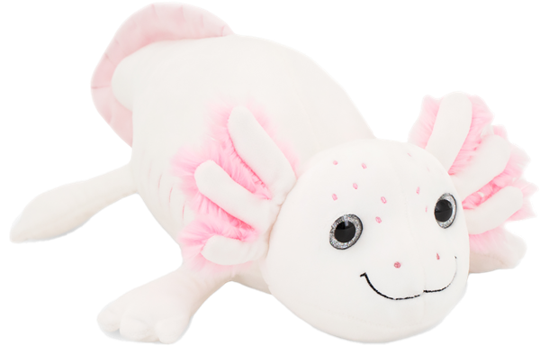 Изображение Мягкая игрушка 40 см Оушен аксолотль белый Оранж Тойс , 1 шт