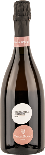Изображение Вино игристое розовое брют Тенута Барон Делле Стелле Тенута Барон с/б, 0,75 л