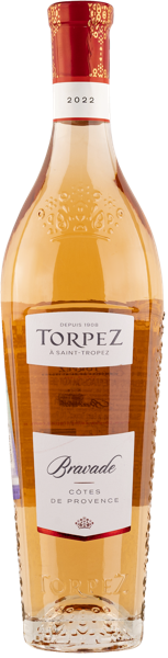 Изображение Вино розовое сухое Гренаш купаж Кот де Прованс Торпез Бравад Торпез с/б, 0,75 л