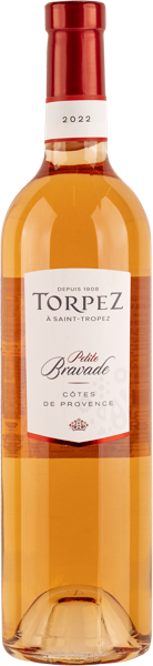 Изображение Вино розовое сухое Гренаш купаж Кот де Прованс Торпез Пти Бравад Торпез с/б, 0,75 л
