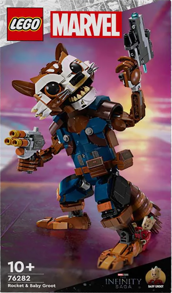 Изображение Конструктор с 10 лет 76282 Лего марвел ракета и малыш грут Лего к/у, 1 шт