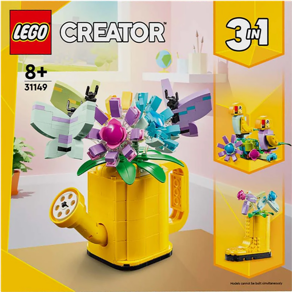 Изображение Конструктор с 8 лет 31149 Лего криэйтор цветы в лейке 3в1 Лего к/у, 1 шт