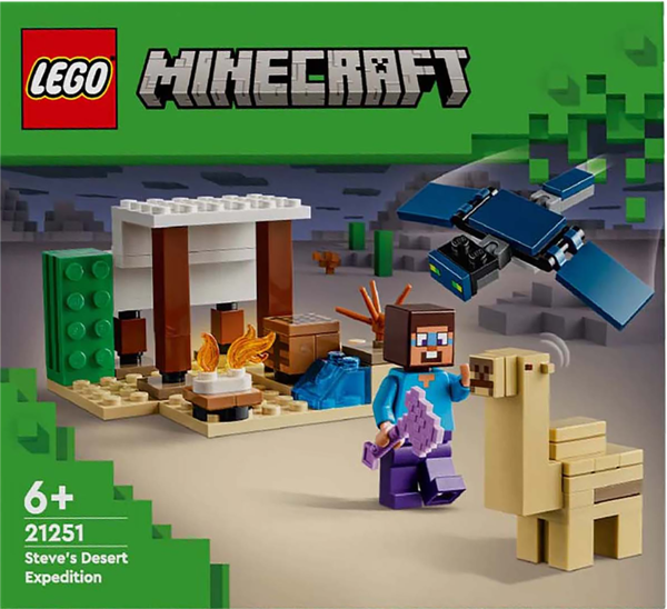 Изображение Конструктор с 6 лет 21251 Лего майнкрафт экспедиция стива пустыня Лего к/у, 1 шт