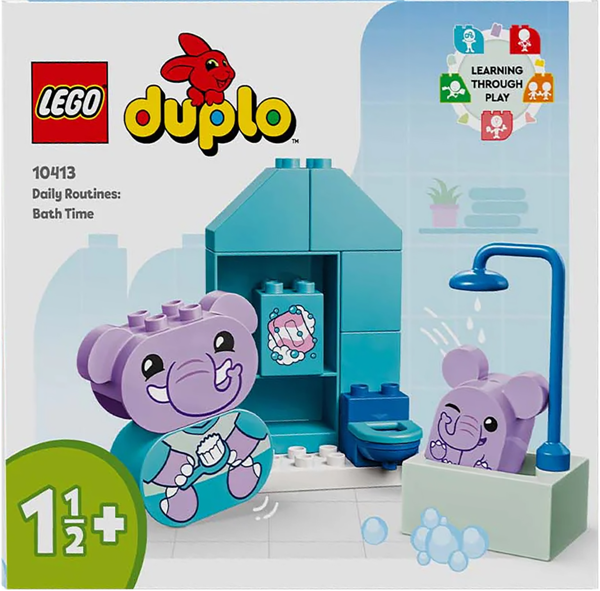 Изображение Конструктор с 1,5 лет 10413 Лего дупло время принятия ванны Лего к/у, 1 шт