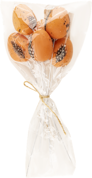 Изображение Яйцо на палочке для кулича Домашняя кухня яйцо с рисунком цветное Топ Продукт м/у, 6 шт