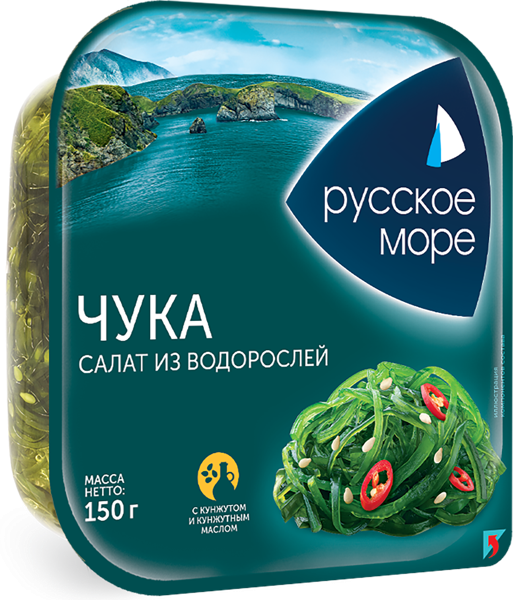 Изображение Салат из морских водрослей Русское Море чука Русское Море п/у, 150 г