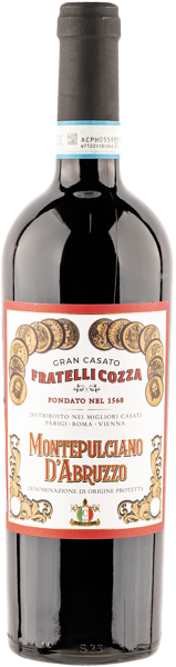 Изображение Вино красное сухое стиль №1 Монтепульчано Абруццо Фрателли Коцца 2021 Фрателли Коцца с/б, 0,75 л