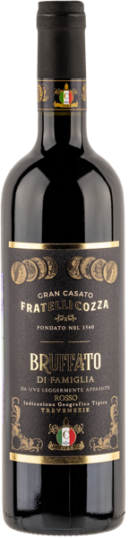 Изображение Вино красное п/сух стиль №3 Каб Фран купаж Тревенецие Бруффато ди Фамилиа 2020 Фрателли Коцца с/б, 0
