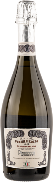 Изображение Вино игристое белое брют Фрателли Коцца просекко Фрателли Коцца с/б, 0,75 л