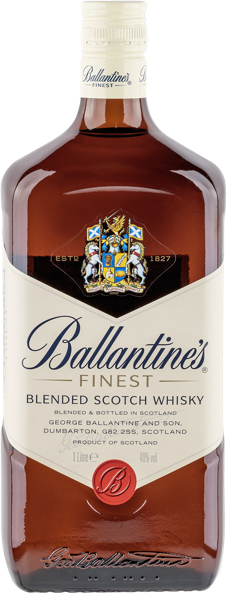 Изображение Виски купажированный Баллантайнс файнест 3 года Джордж Баллантайн с/б, 1 л