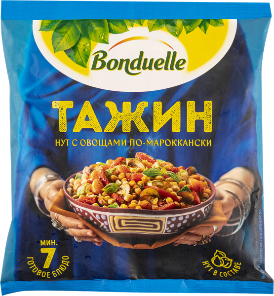Изображение Овощная смесь замороженное Бондюэль тажин Бондюэль-Белгород м/у, 400 г