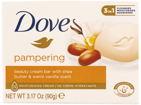 Изображение Мыло-крем туалетное Дав ваниль и масло ши Юнилевер к/у, 90 г